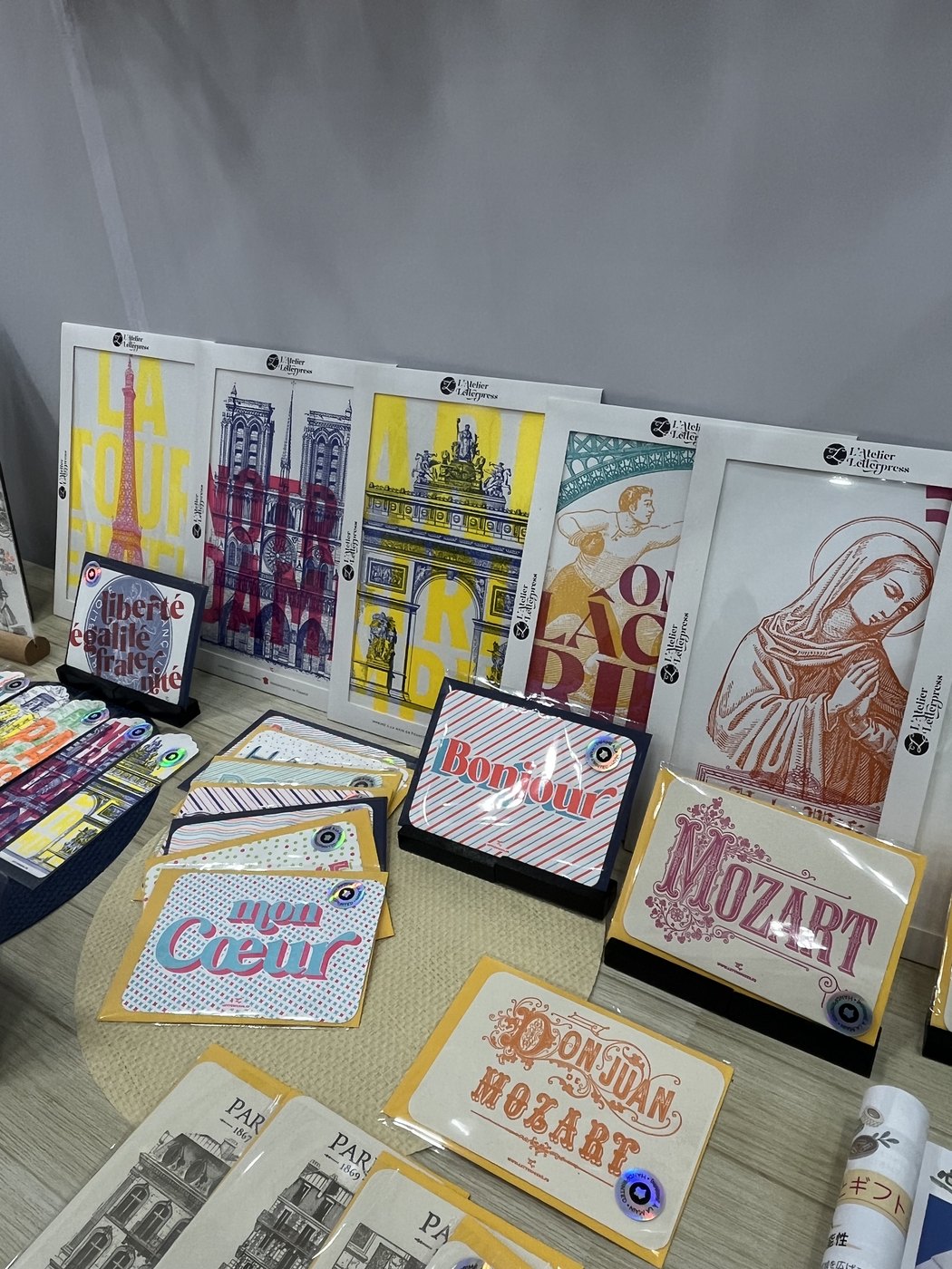 L’Atelier Letterpress の展示